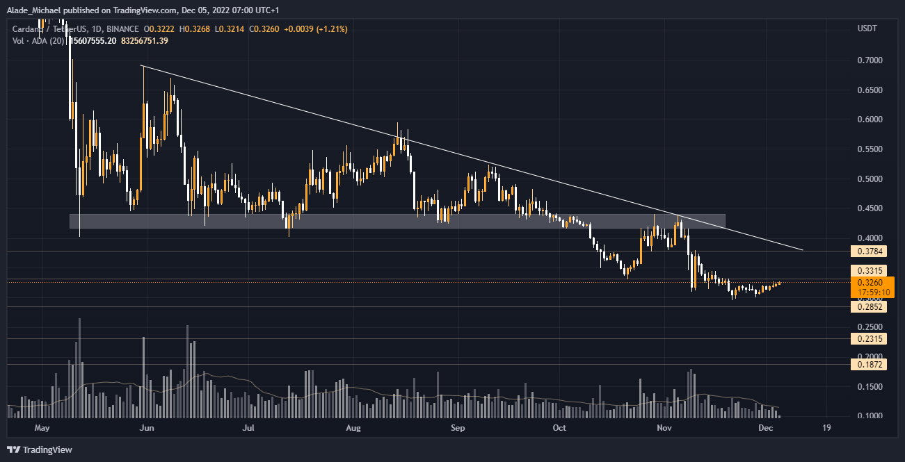 Cardano Price Analysis &amp; Prediction (Dec 6th) – ADA Eyeing $0.37 After Witnessing 6% Recovery in a Week